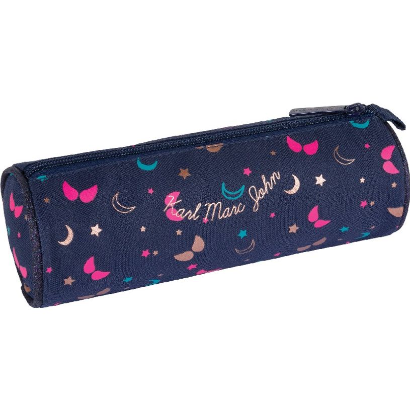 3664447121840-Trousse ronde Little Karl Marc John - 1 compartiment - bleu marine - Oberthur-P_405114731_2-1