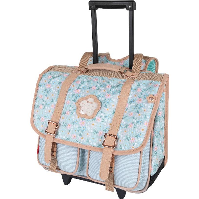 3664447122144-Cartable à roulettes Kickers Premium Girl 38 cm - 2 compartiments - Oberthur-P_405114742_1-0