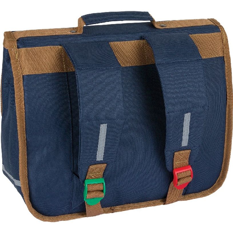 3664447124230-Cartable Kickers Boy 35 cm - 1 compartiment - marine et kaki - Oberthur-P_405114750_2-1