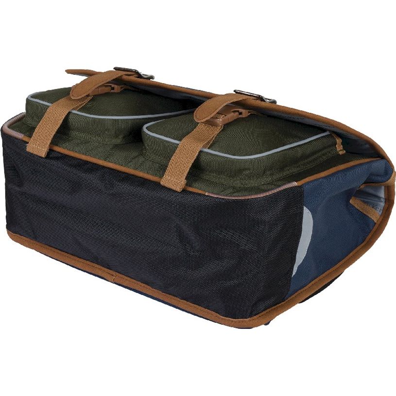 3664447122267-Cartable Kickers Boy 38 cm - 2 compartiments - marine et kaki - Oberthur-P_405114751_3-2