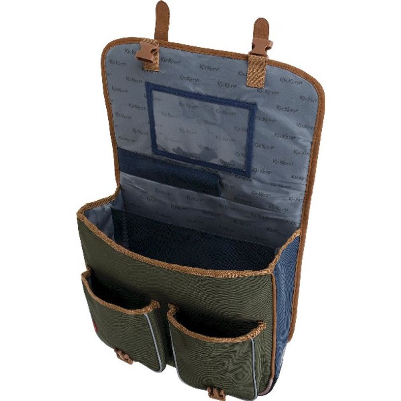 3664447122267-Cartable Kickers Boy 38 cm - 2 compartiments - marine et kaki - Oberthur-P_405114751_6-5