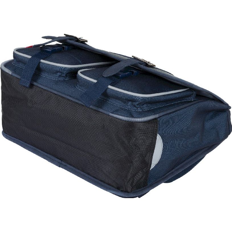 3664447122250-Cartable Kickers Boy 38 cm - 2 compartiments - gris chiné et marine - Oberthur-P_405114754_3-2