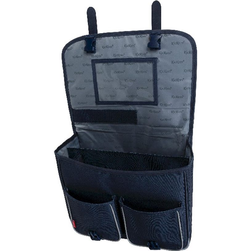 3664447122250-Cartable Kickers Boy 38 cm - 2 compartiments - gris chiné et marine - Oberthur-P_405114754_6-5