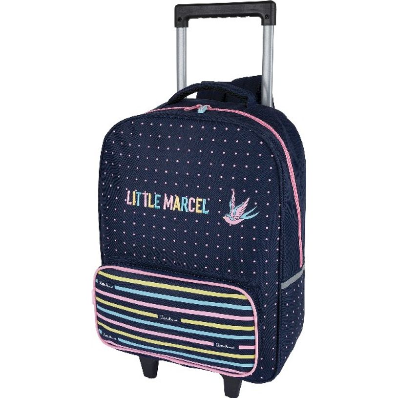 3664447121949-Sac à dos à roulettes Little Marcel - 1 compartiment - Oberthur-P_405114757_1-0