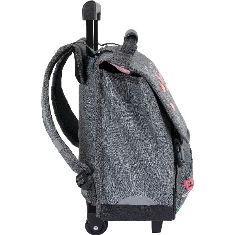 3664447121833-Cartable à roulettes Lola Espeleta 38 cm - 2 compartiments - Oberthur-P_405114764_6-5