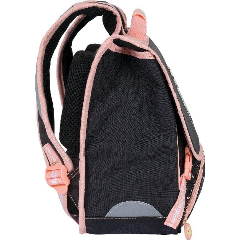 3664447122304-Cartable Mr Wonderful 38 cm - 2 compartiments - gris chiné et corail - Oberthur-P_405114776_5-4