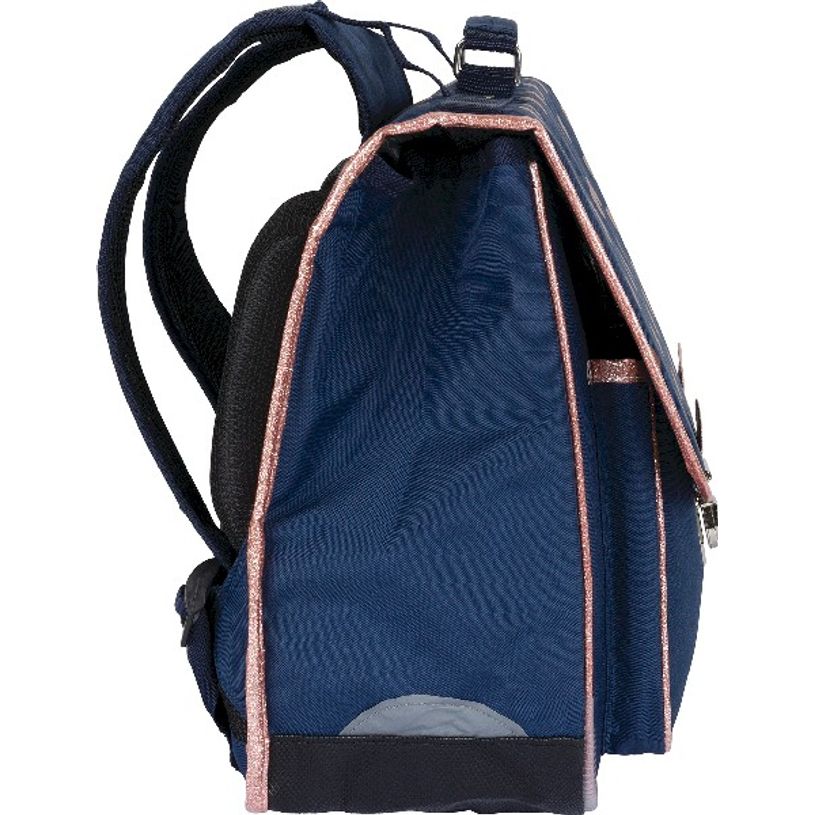 3664447121772-Cartable By Oberthur Girl 38 cm - 2 compartiments - marine - Oberthur-P_405114784_5-4