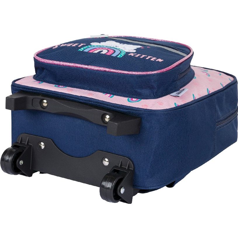 3664447121451-Sac maternelle à roulettes Chaton - 1 compartiment - Oberthur-P_405114789_3-2