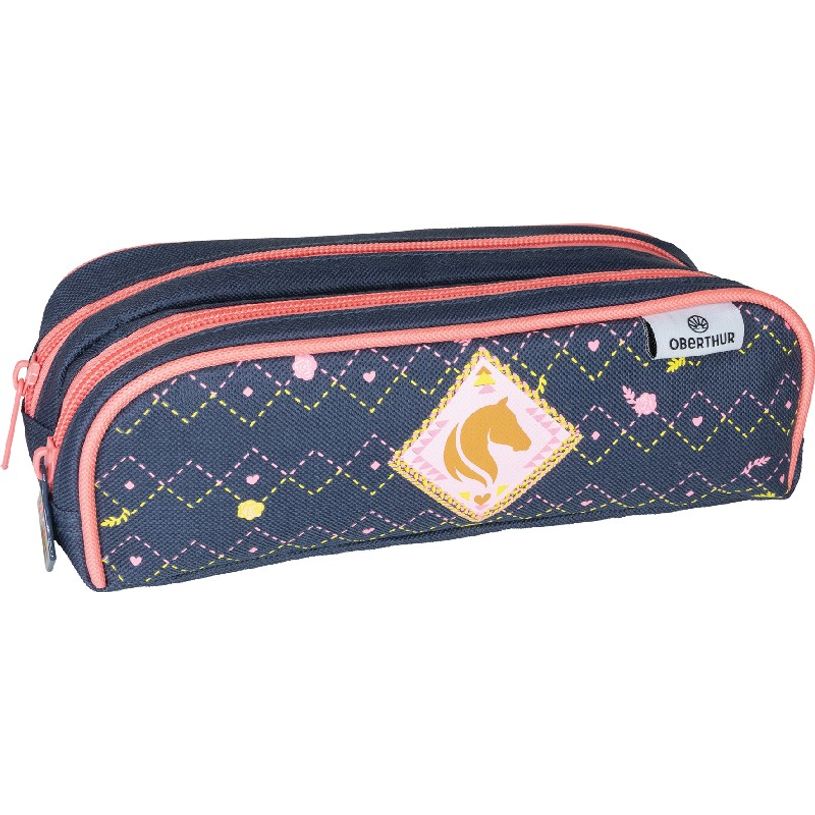 3664447121673-Trousse rectangulaire Cheval - 2 compartiments - Oberthur-P_405114793_1-0