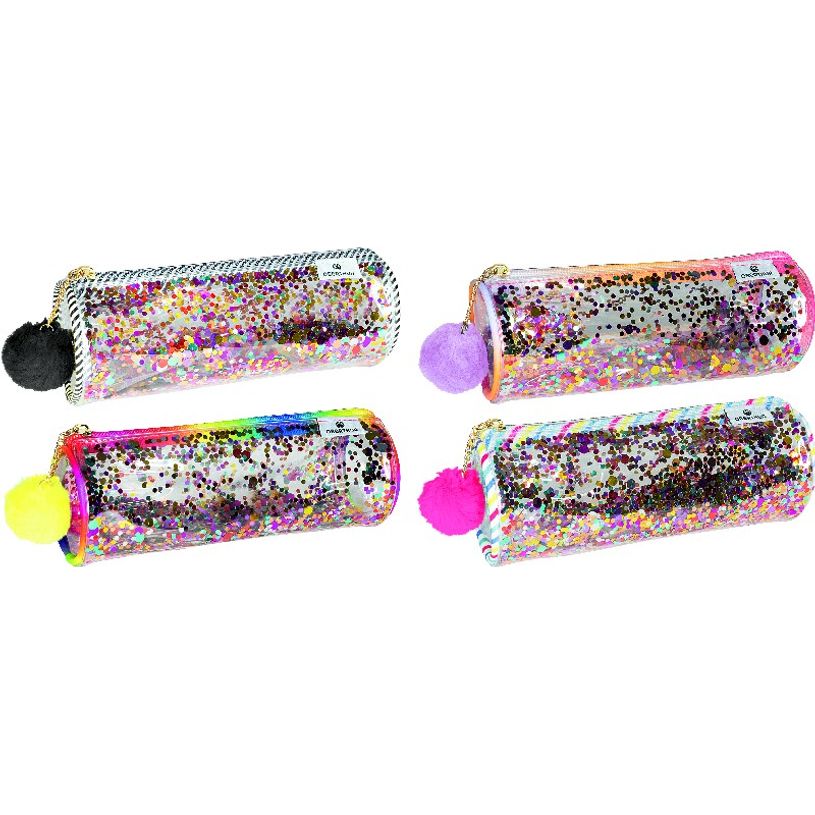 3664447124384-Trousse Colors Confettis - 1 compartiment - différents modèles disponibles - Oberthur-P_405114799_1-0