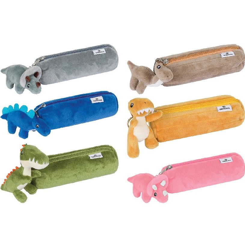 0404051148078-Trousse Peluche avec porte-clé - 1 compartiment - différents modèles disponibles - Ober-P_405114807_1-0