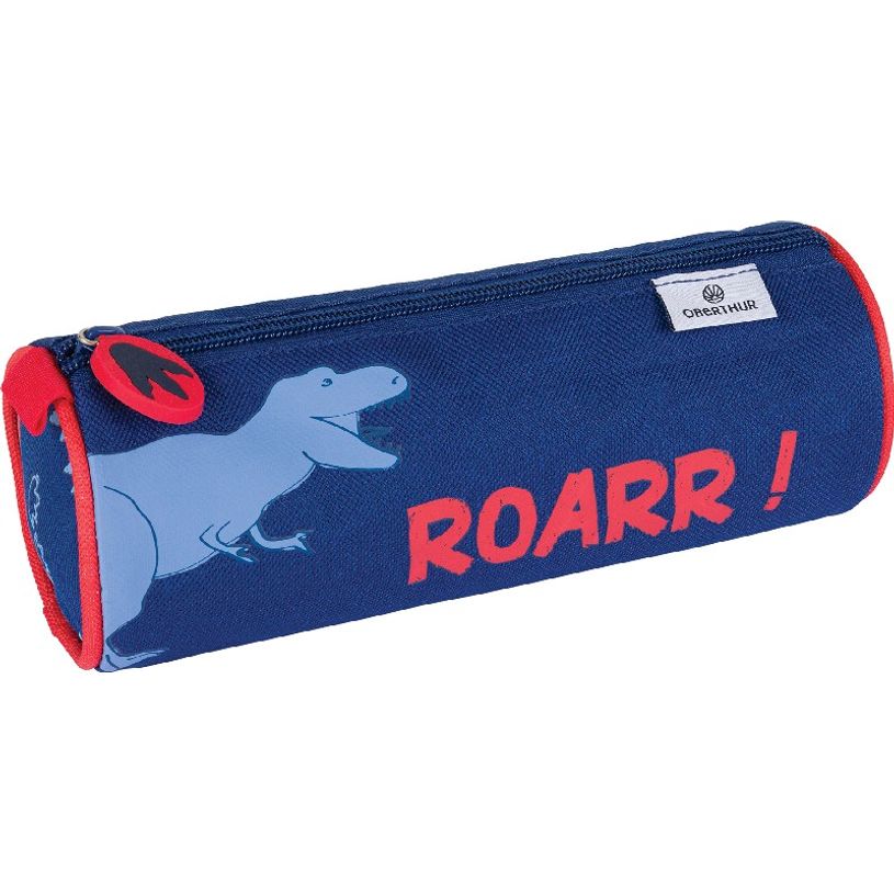 3664447122311-Trousse ronde Dino - 1 compartiment - marine - Oberthur-P_405114813_1-0