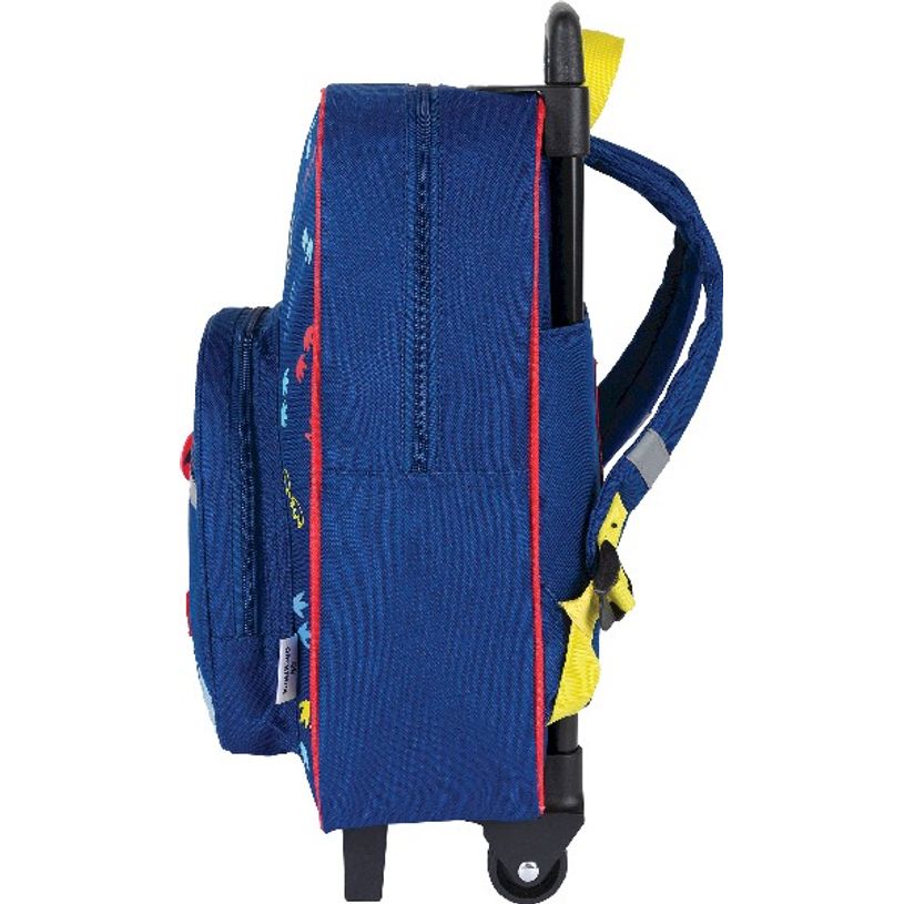 3664447122342-Sac maternelle à roulettes Dino - 1 compartiment - marine - Oberthur-P_405114816_5-4