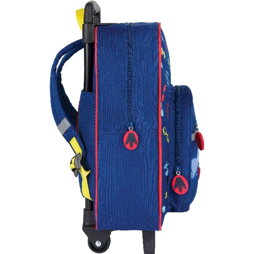 3664447122342-Sac maternelle à roulettes Dino - 1 compartiment - marine - Oberthur-P_405114816_6-5