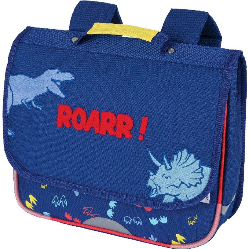 3664447122359-Cartable Dino 35 cm - 1 compartiment - marine - Oberthur-P_405114817_1-0