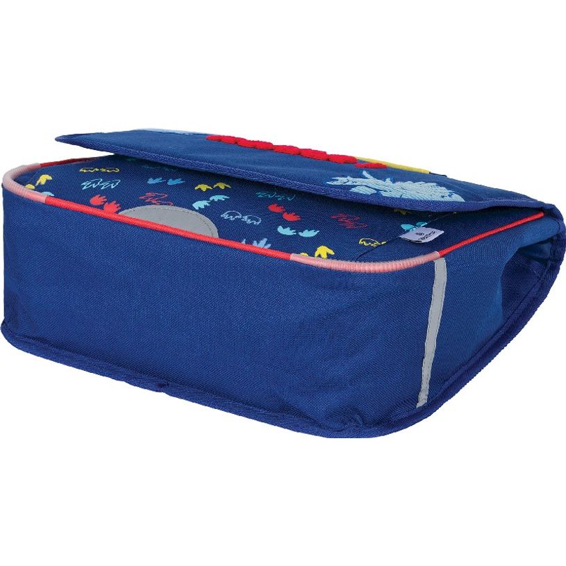 3664447122359-Cartable Dino 35 cm - 1 compartiment - marine - Oberthur-P_405114817_3-2