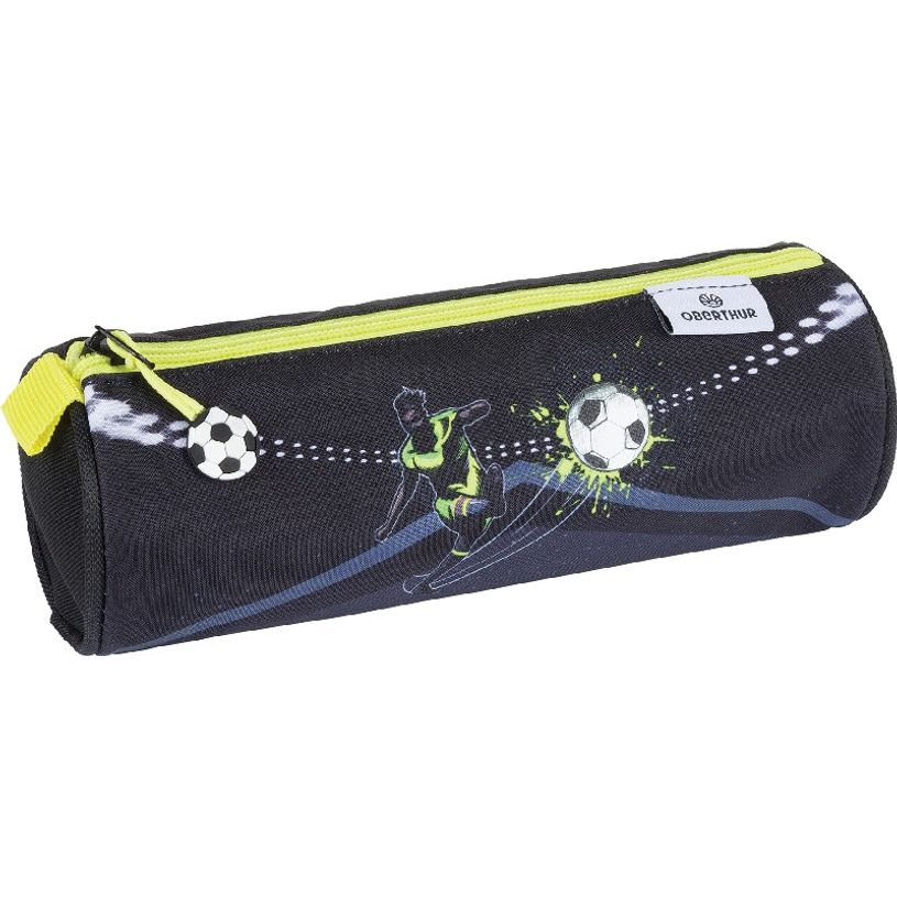 3664447122373-Trousse ronde Football - 1 compartiment - noir - Oberthur-P_405114819_1-0