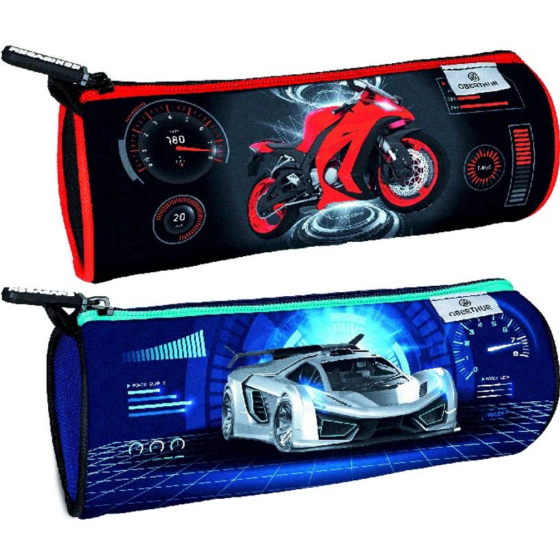 3664447122410-Trousse ronde Megacars - 1 compartiment - 2 modèles disponibles - Oberthur-P_405114825_1-0