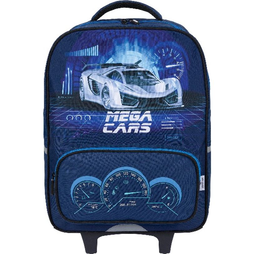 3664447122434-Sac à dos à roulettes Mégacars - 1 compartiment - 2 modèles disponibles - Oberthur-P_405114827_12-11
