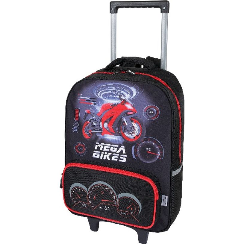 3664447122434-Sac à dos à roulettes Mégacars - 1 compartiment - 2 modèles disponibles - Oberthur-P_405114827_2-1