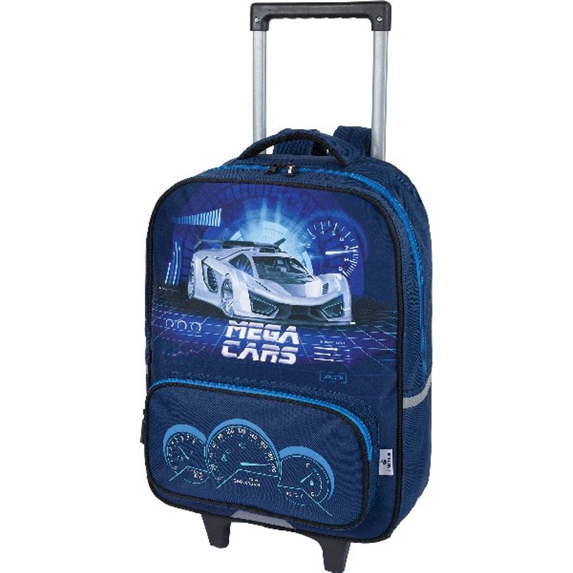 3664447122434-Sac à dos à roulettes Mégacars - 1 compartiment - 2 modèles disponibles - Oberthur-P_405114827_9-8