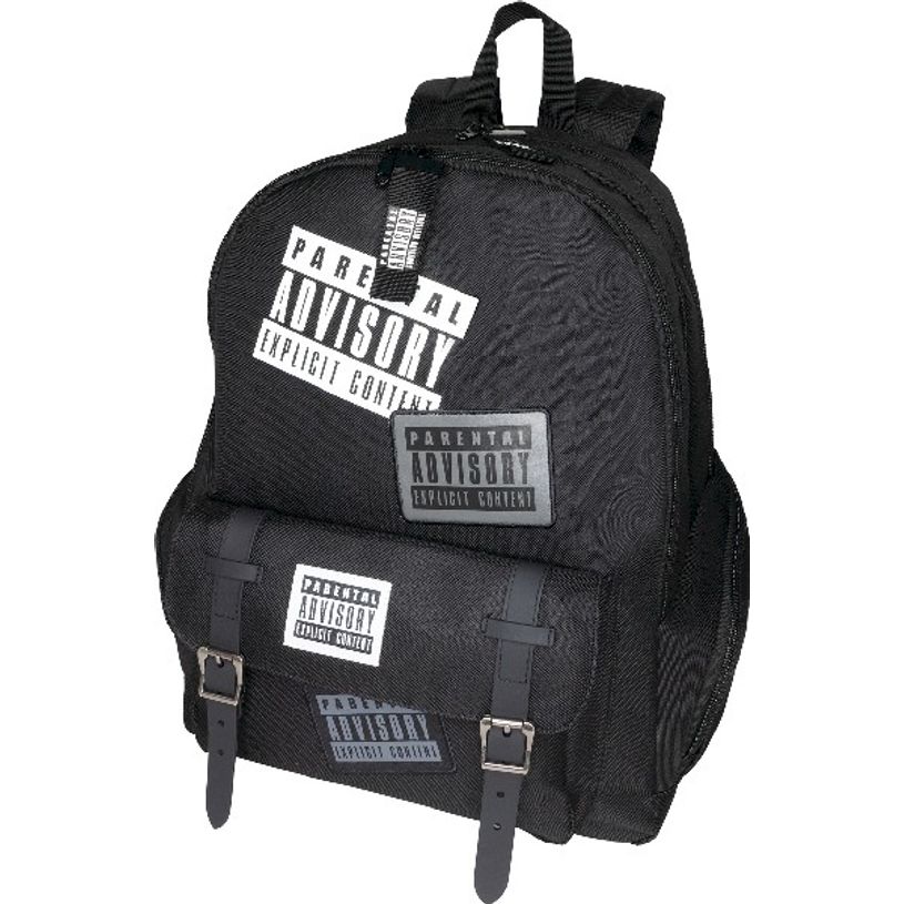3664447122960-Sac à dos Parental Advisory - 2 compartiments - noir - Oberthur-P_405114837_1-0