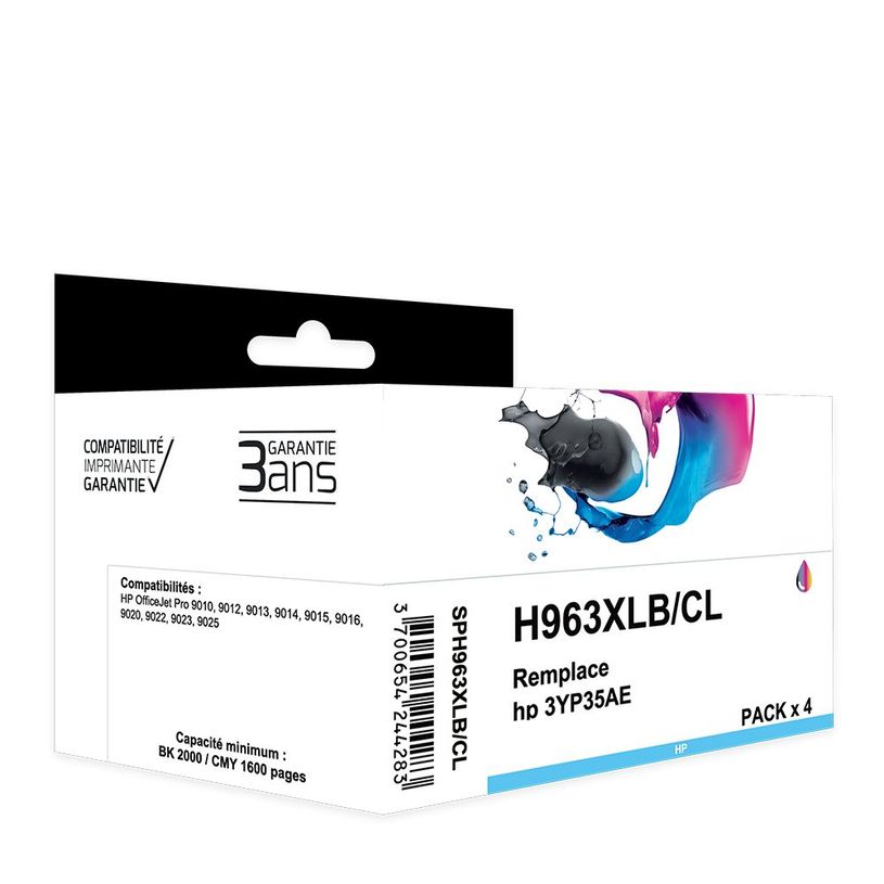 3700654244283-Cartouche compatible HP 963XL - pack de 4 - noir, jaune, cyan, magenta - Switch -P_405114859_1-0