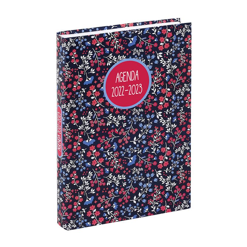3135257452634-Agenda Liberty - 1 jour par page - 12 x 17 cm - disponible en blanc ou bleu marine - Vique-P_405114863_3-2