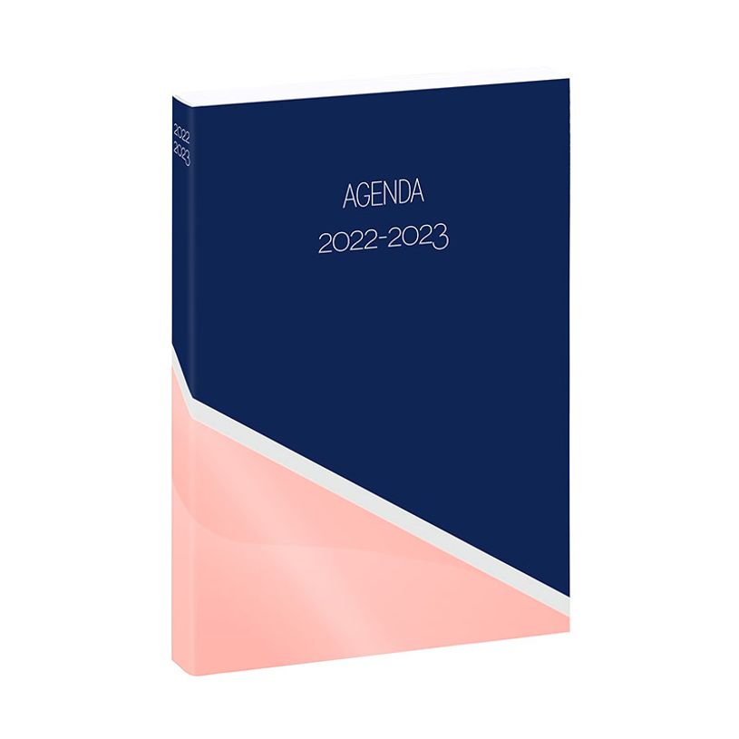 3135257468772-Agenda Duality - 1 jour par page - 12 x 17 cm - disponible en rose/vert ou bleu/pêche - V-P_405114864_3-2