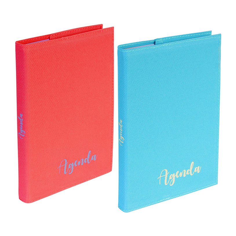3135257478573-Agenda Future - 1 jour par page - 12 x 17 cm - disponible en bleu ou orange fluo - Viquel-P_405114869_1-0