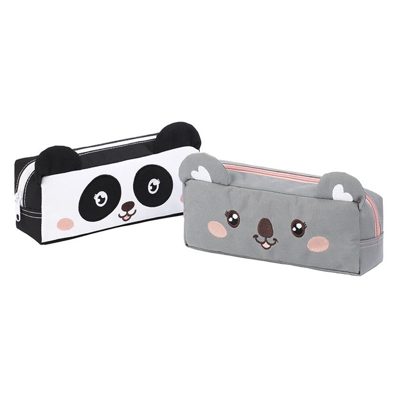 3135258638686-Trousse rectangulaire Cute Animals - 1 compartiment - 2 modèles disponibles - Viquel-P_405114877_1-0