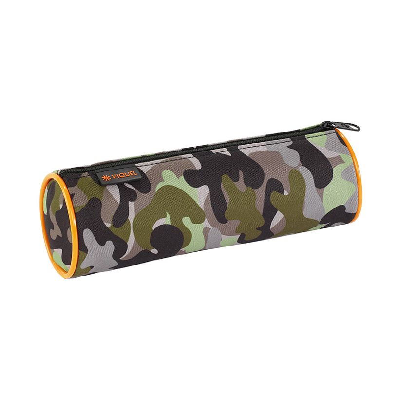 3135258678682-Trousse ronde Camouflage - 1 compartiment - 2 modèles disponibles - Viquel-P_405114880_2-1