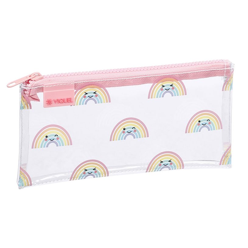 3135259792943-Trousse plate Baby Kawaii - 1 compartiment - 2 modèles disponibles : requin ou rainbow - -P_405114892_4-3