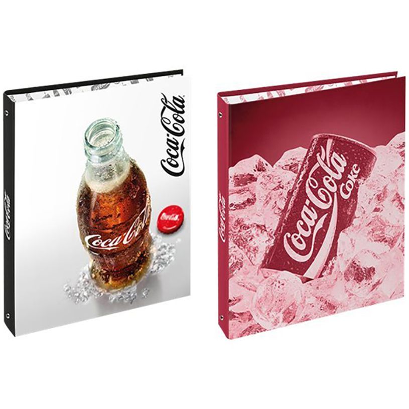 3135252008720-Viquel Coca-Cola - Classeur à anneaux - pour 250 feuilles - 2 modèles : bouteille ou can-P_405114911_3-2