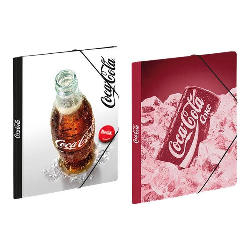 3135252018729-Viquel Coca-Cola - Chemise à 3 rabats - 26 x 32 cm - 2 modèles : bouteille ou canette-P_405114912_3-2
