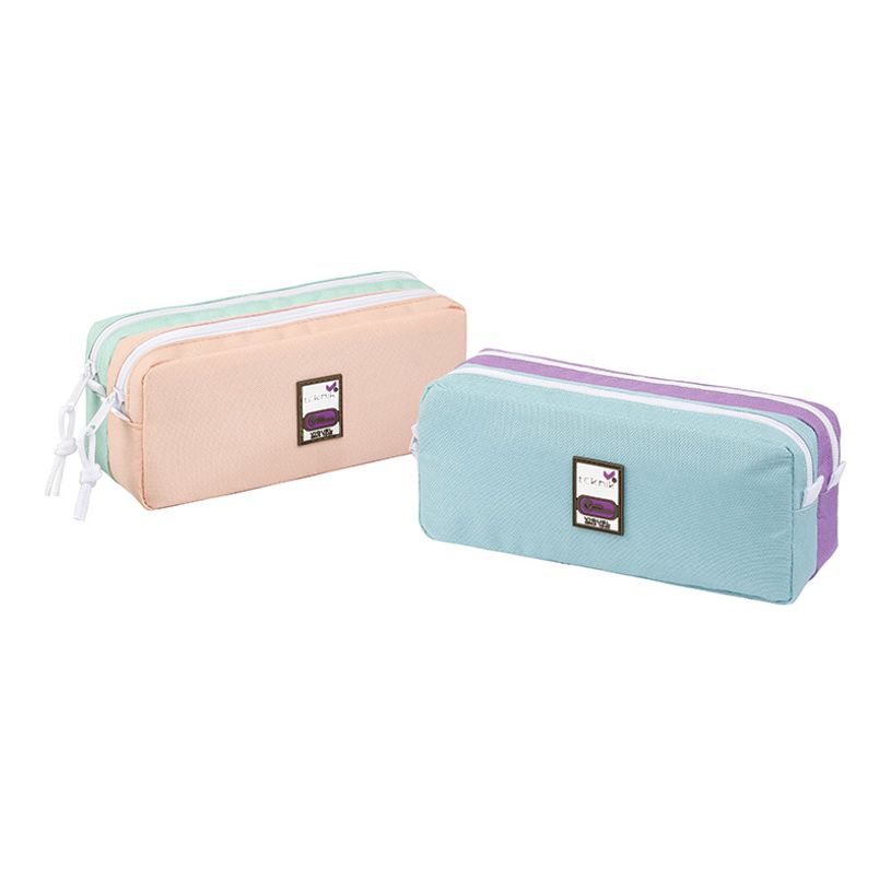 3135250989960-Trousse rectangulaire Teknik Pastel - 2 compartiments - 2 modèles disponibles - Exclusivi-P_405114939_1-0
