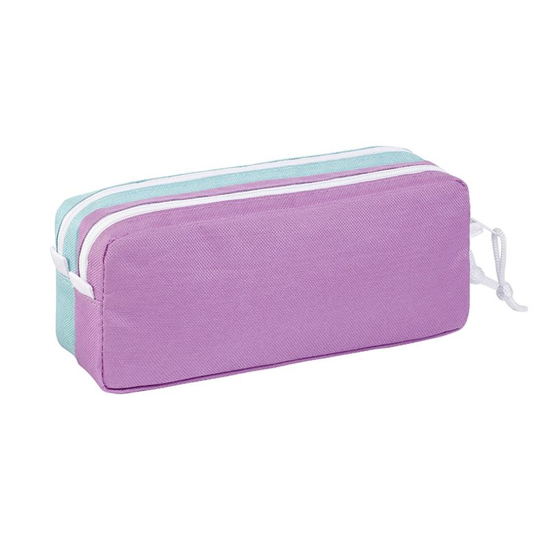 3135250989960-Trousse rectangulaire Teknik Pastel - 2 compartiments - 2 modèles disponibles - Exclusivi-P_405114939_5-4