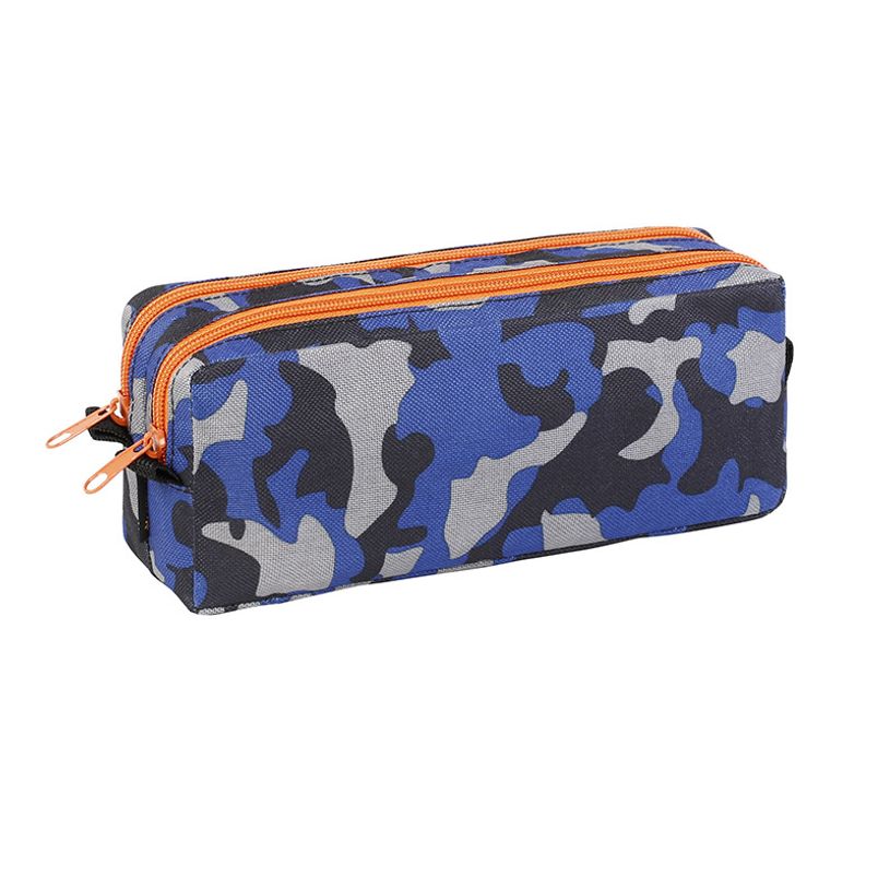 3135250989977-Trousse rectangulaire Camouflage - 2 compartiments - 2 modèles disponibles - Exclusivité-P_405114940_3-2