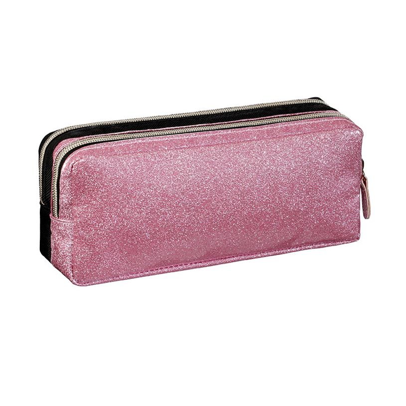 3135250989984-Trousse rectangulaire Glitter - 2 compartiments - 2 modèles disponibles - Exclusivité Bu-P_405114941_3-2