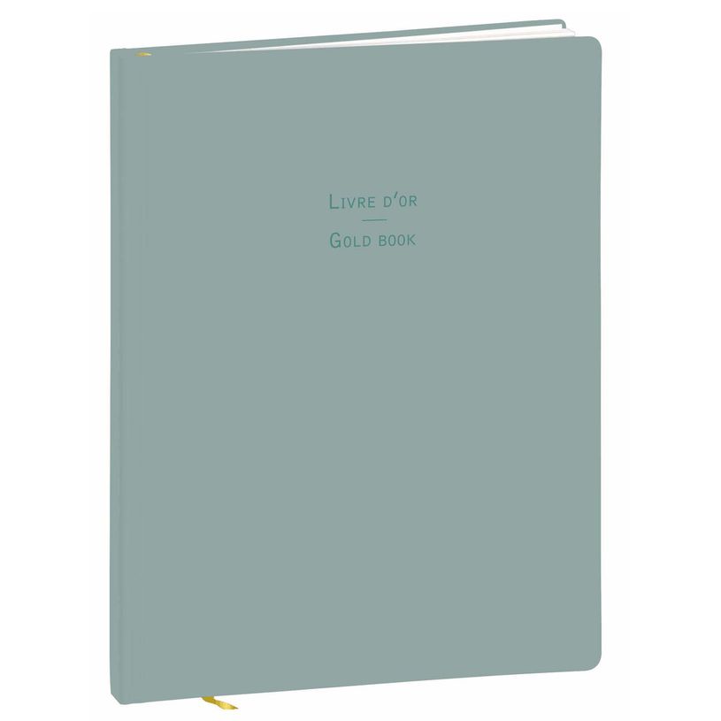 3371010446995-Quo Vadis - Livre d'or - Pastel - Vert clair - 21x27 cm - Papier Clairefontaine blanc - Fabrication fra--0