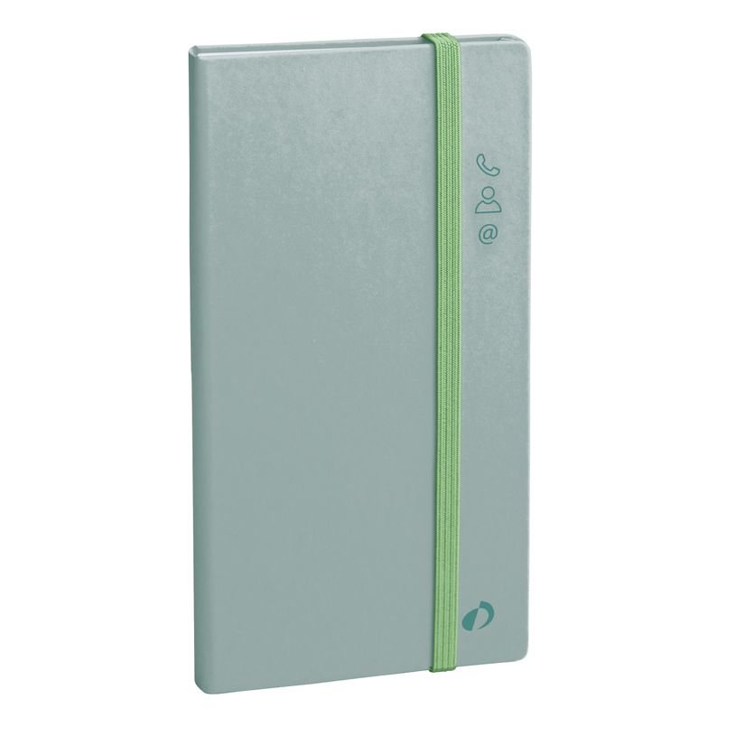 3371010479474-Quo Vadis - Répertoire alphabétique - Pastel - Vert clair - 8,8x17 cm - Papier Clairefontaine blanc - Fabri--0