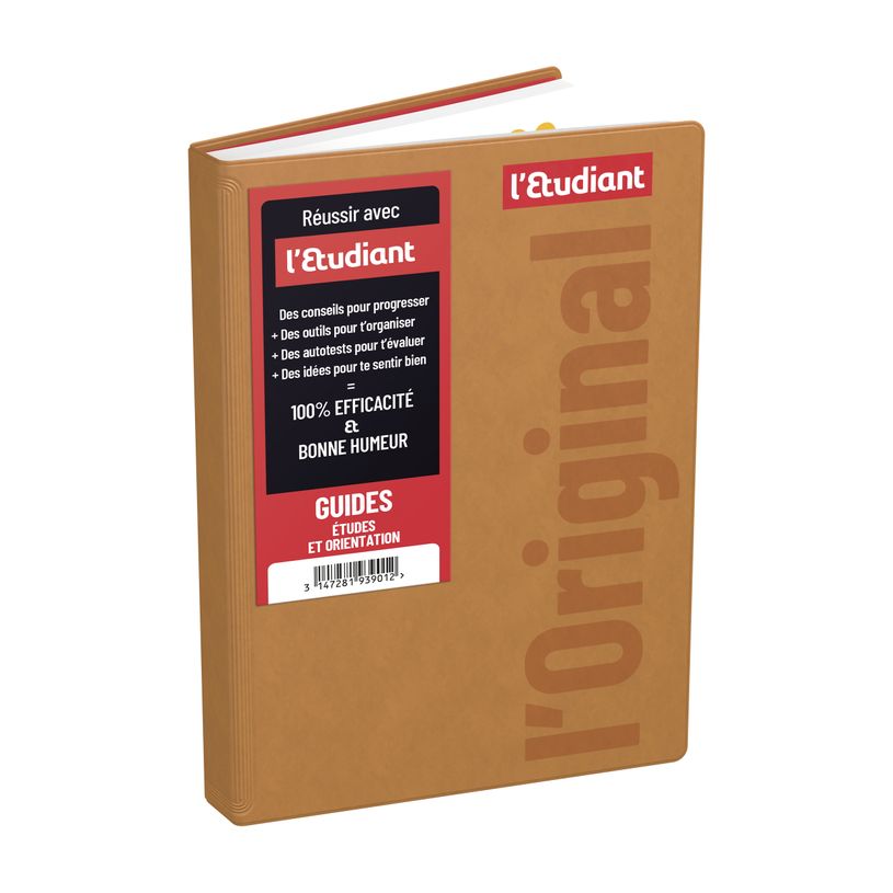 3147280215698-L'ETUDIANT ORIGINAL CAMEL Agenda Scolaire - 15x21cm - Couleur Camel - Hamelin--0
