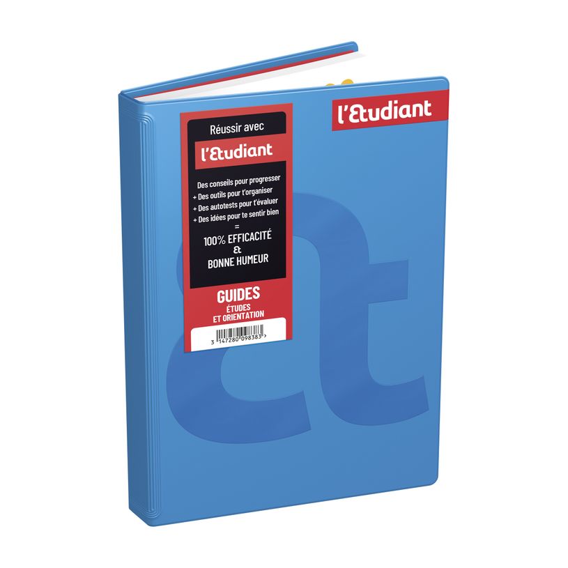 3147280217616-L'ETUDIANT MANIFESTE BLEU Agenda Scolaire - 15x21cm - Bleu - Hamelin--0