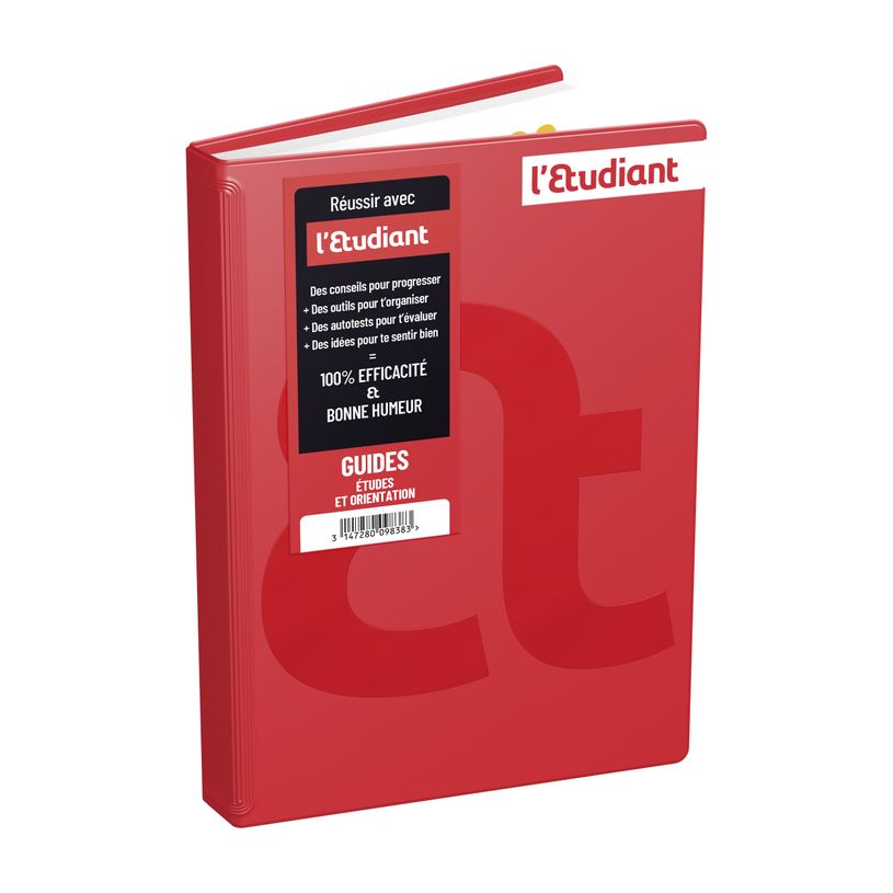 3147280241628-L'ETUDIANT MANIFESTE ROUGE Agenda Scolaire - 15x21cm - Rouge - Hamelin--0