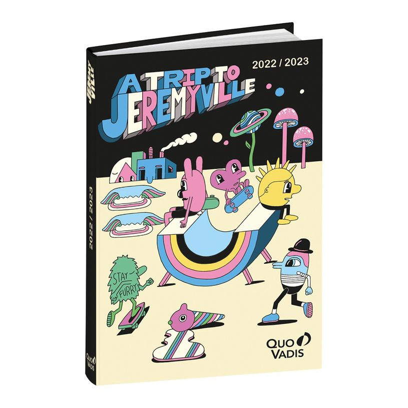 3371010487905-Agenda Jeremyville - 1 jour par page - 12 x 17 cm - différents modèles disponibles - Quo-P_405115005_3-2