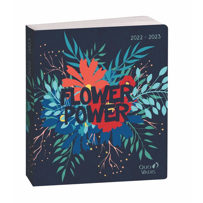 3371010479818-Agenda Jungle Spirit Plan Day - 1 jour par page - 16 x 16 cm - flower - Quo Vadis-P_405115007_1-0