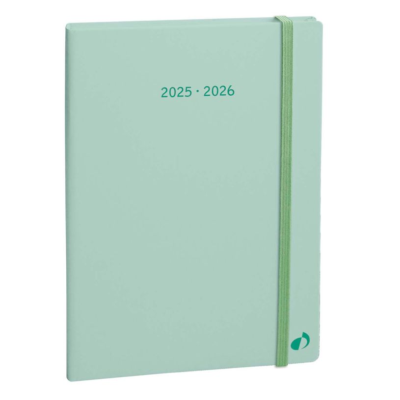 3371010479443-Agenda à élastique Pastel - 1 semaine sur 2 pages - 16 x 24 cm - vert - Quo Vadis-P_405115025_1-0