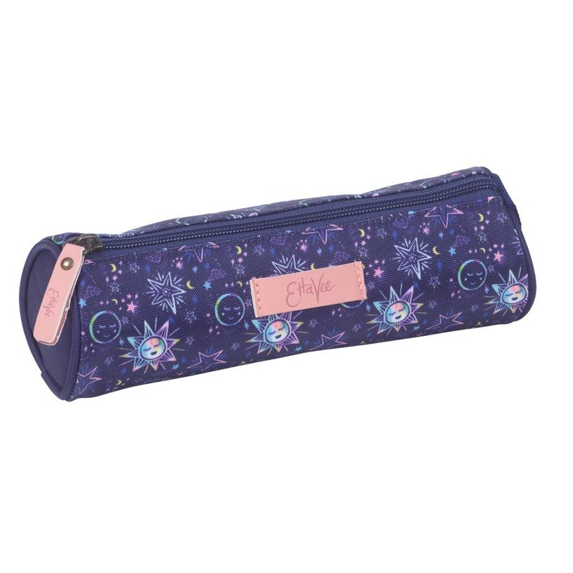 3661507228488-Trousse ronde EttaVee Moon - 1 compartiment - violet - Kid'Abord-P_405115062_1-0