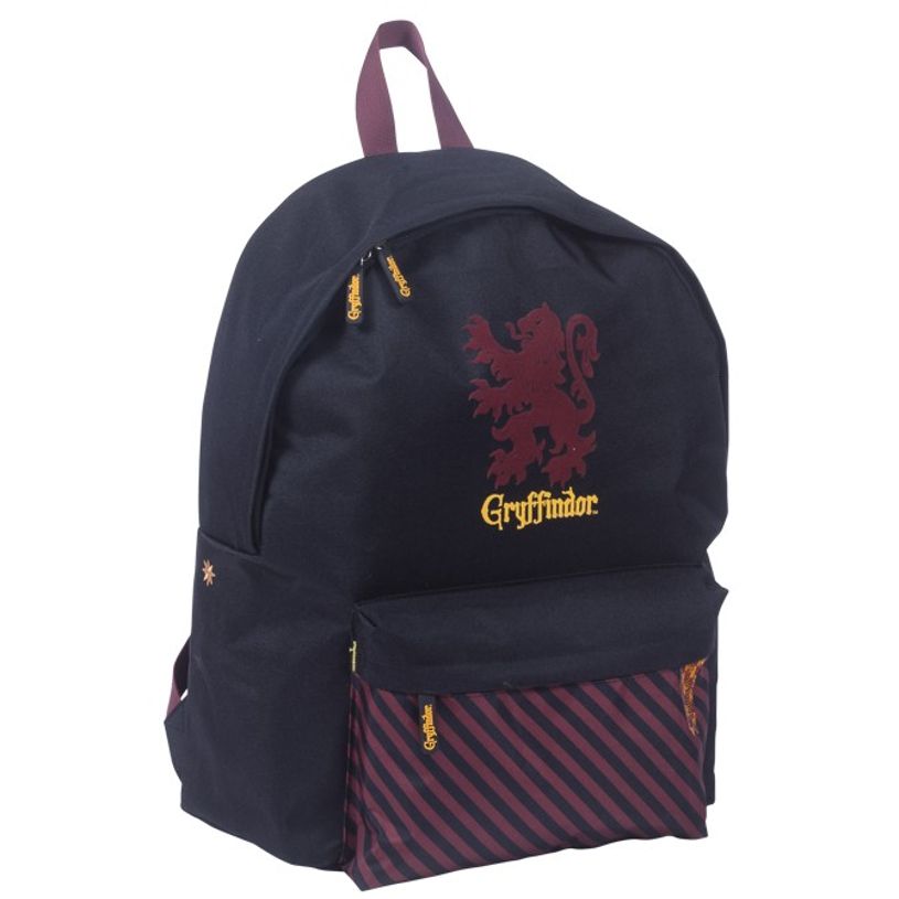 3661507520612-Sac à dos Harry Potter Gryffondor - 1 compartiment - noir et bordeaux - Kid'Abord-P_405115067_1-0