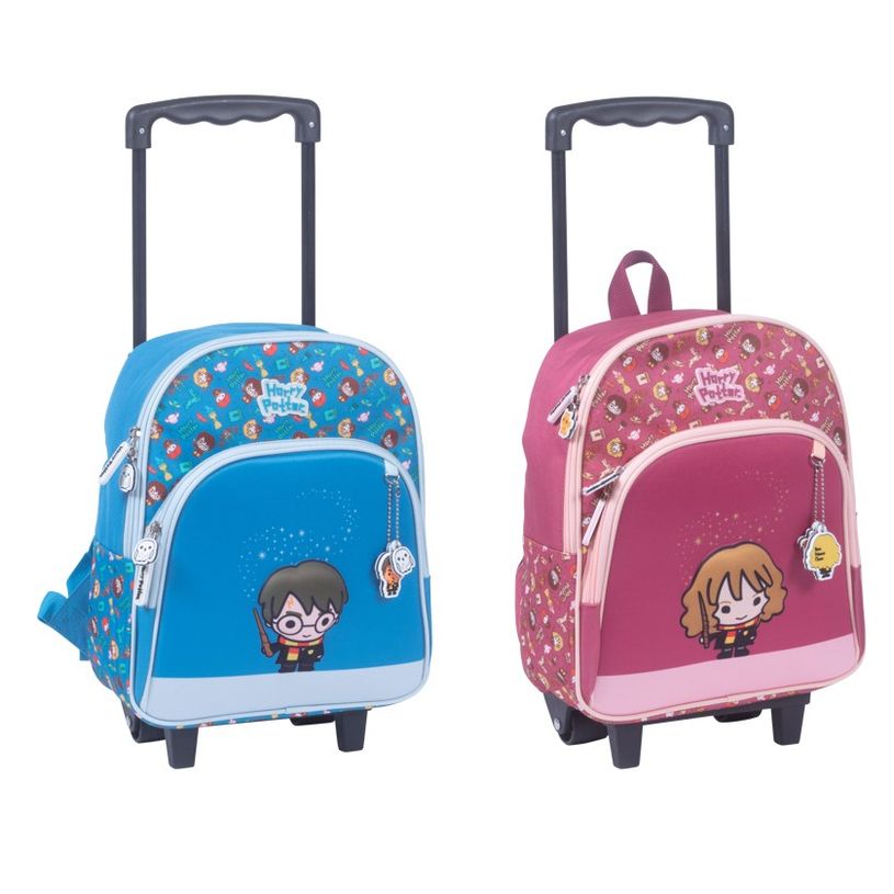 3661507522593-Sac maternelle à roulettes Harry Potter Chibi - 1 compartiment - Au choix : Harry ou Herm-P_405115070_1-0